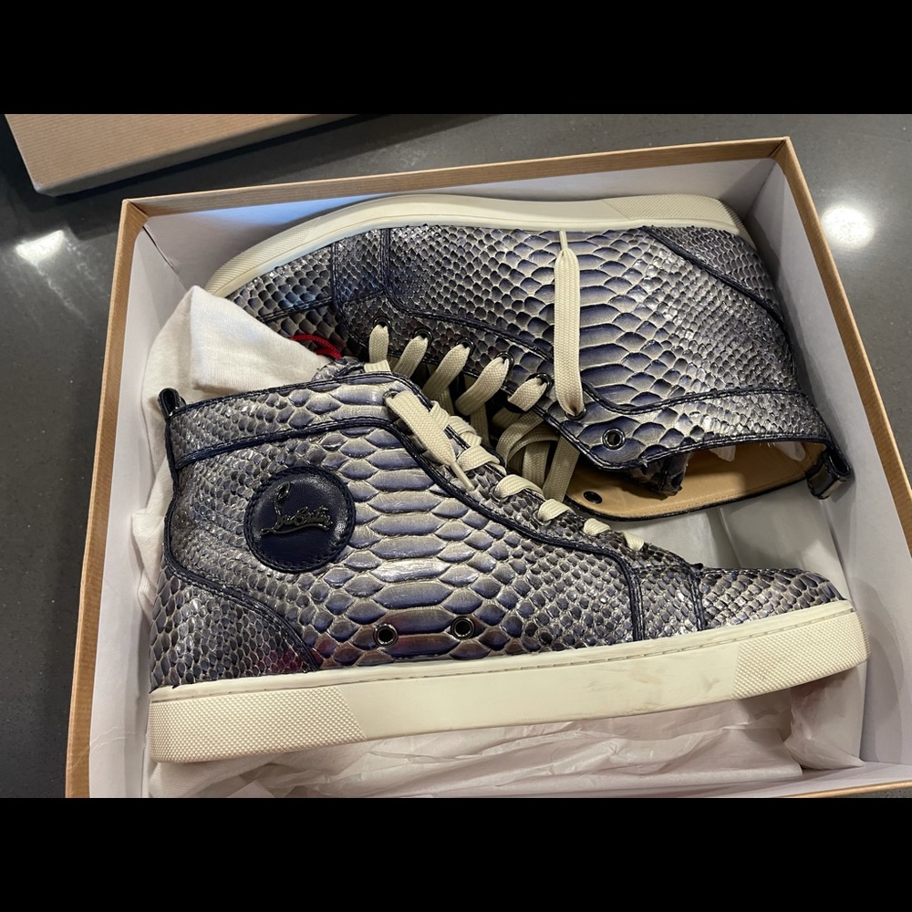 Christian Louboutin Rantus Flat Python armure